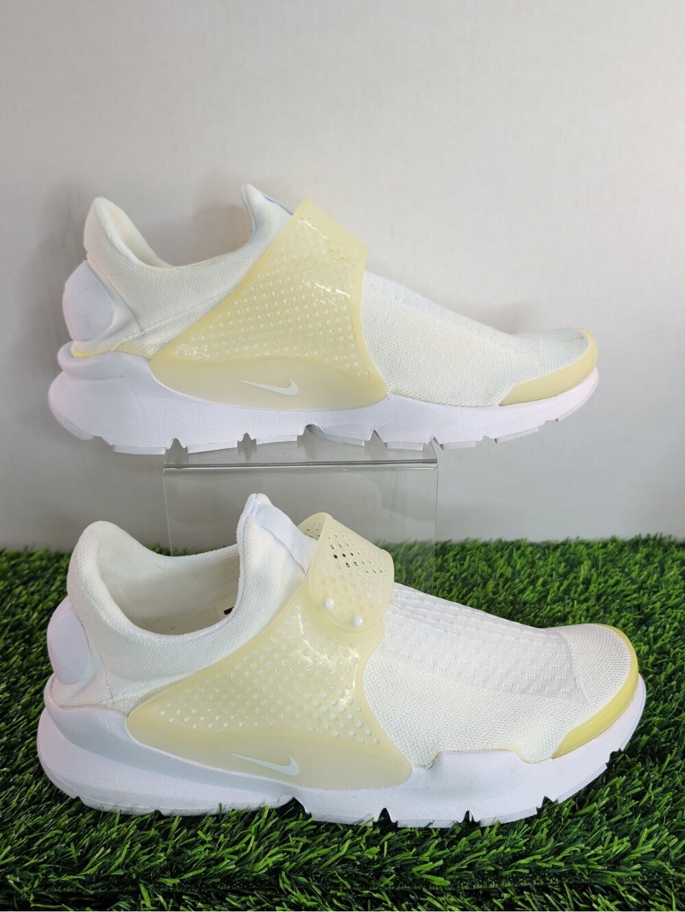 Nike Sock Dart Triple White Mens 13 Slip On Running Shoes 819686-100